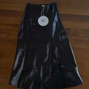 PRINCESS POLY BRAND NEW US 00 midi skirt black